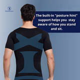 PerfectPosture – Compression T-Shirt – Slim and Confident Posture – Men