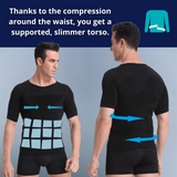PerfectPosture – Compression T-Shirt – Slim and Confident Posture – Men