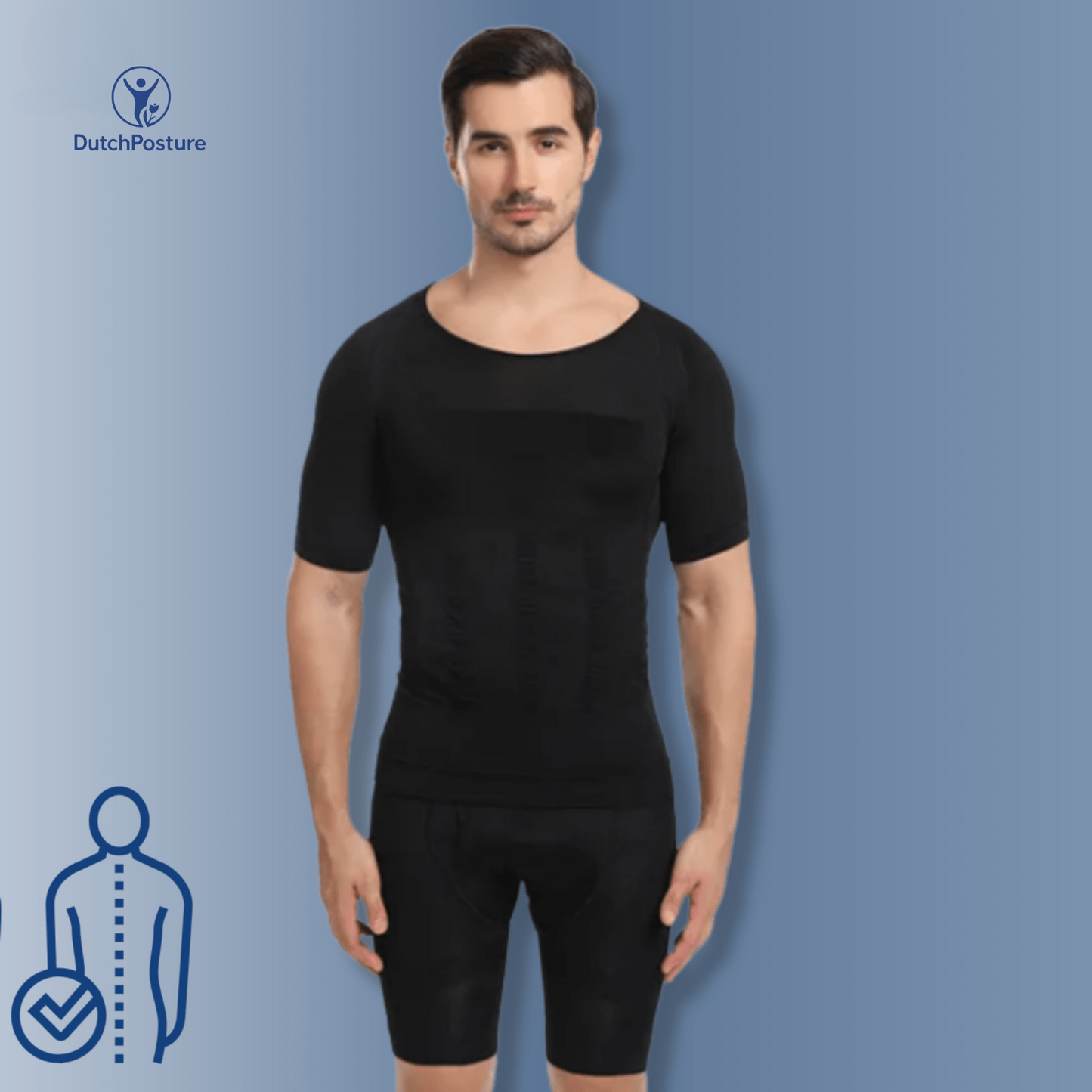 PerfectPosture – Compression T-Shirt – Slim and Confident Posture – Men