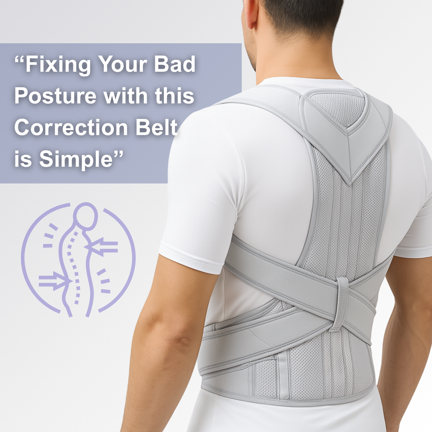 PerfectPosture - Posture Alignment Brace - Custom Fit