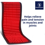 Full body infrared therapy mat from DutchPosture. Deep heat support for relaxation, recovery and daily comfort with infrared warmth.