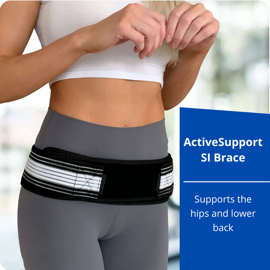 Si-joint støtte, korsrygg- og hoftestøtte