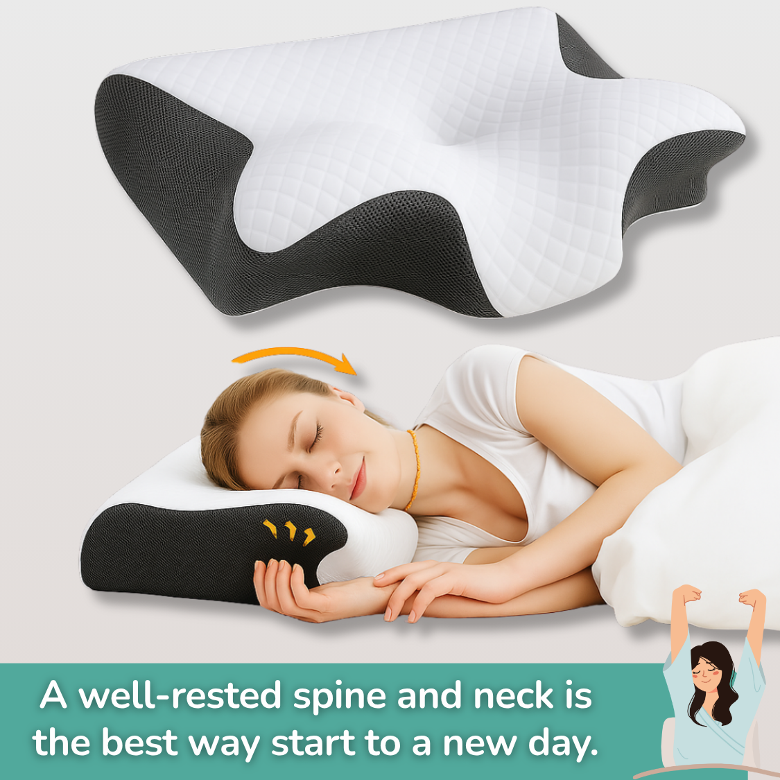 neck pillow dutchposture 2 in 1 neck pillow for support neck and spine