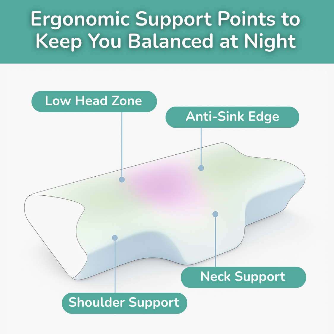 neck pillow dutchposture 2 in 1 neck pillow for support neck and spine