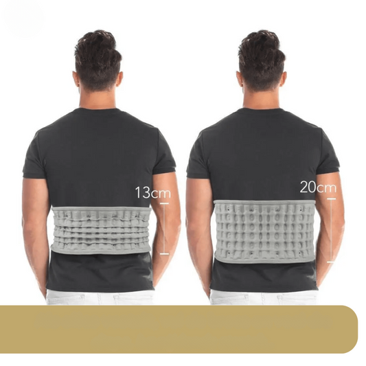 Avlastningsbelte for korsrygg - strekk bort negativt trykk