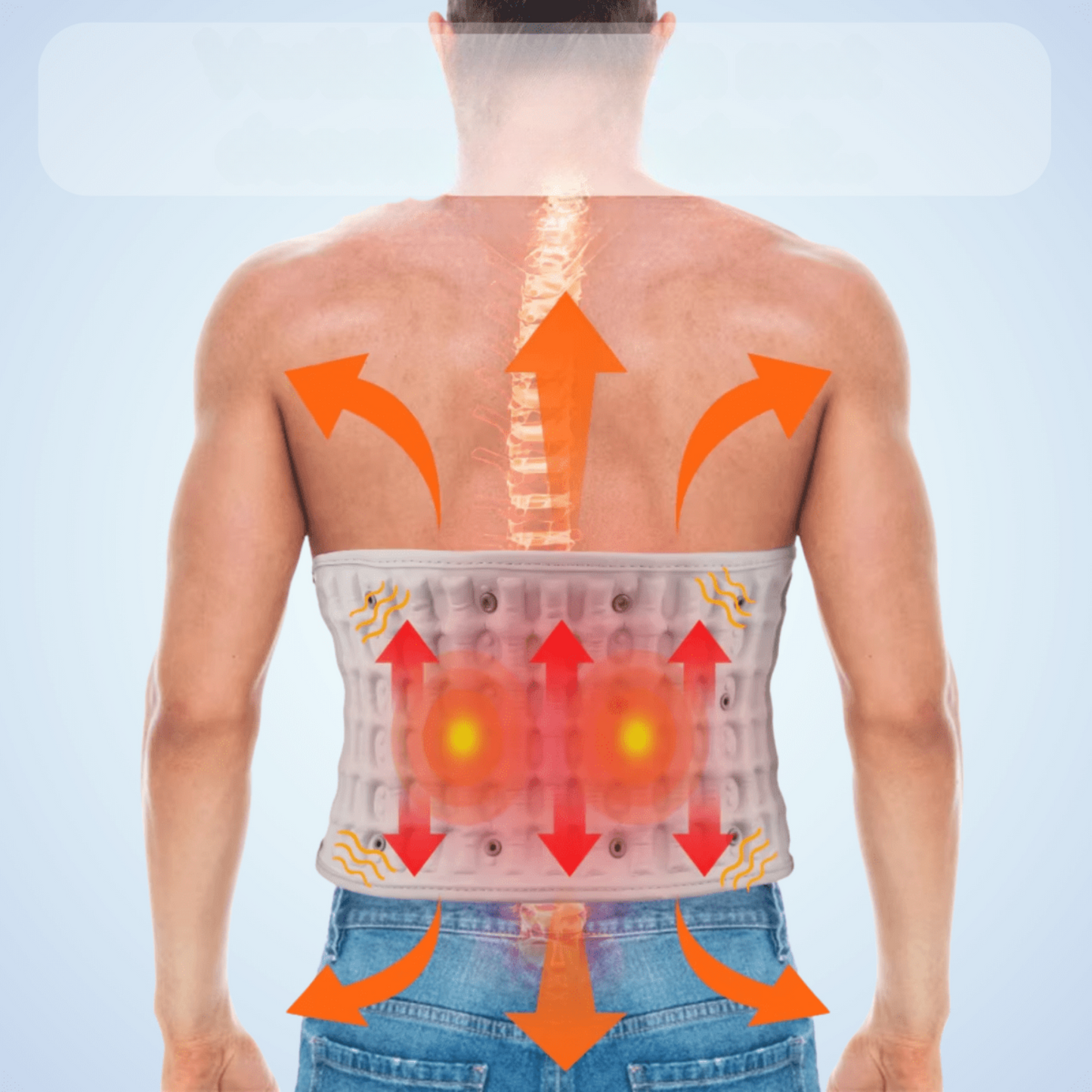 Decompression Lower Back Belt - Pump and Stretch