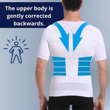 PerfectPosture – Compression T-Shirt – Slim and Confident Posture – Men