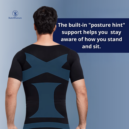PerfectPosture – Compression T-Shirt – Slim and Confident Posture – Men