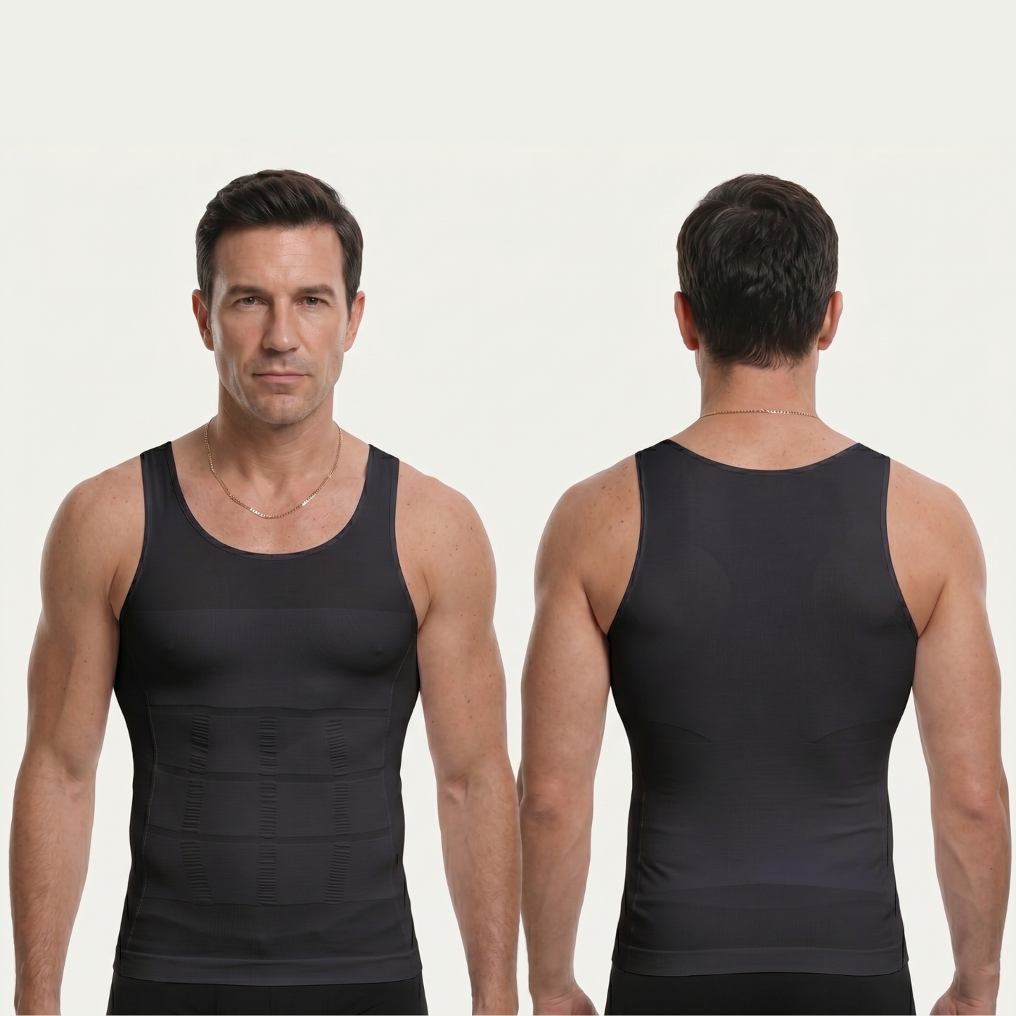 Damen Shapewear Tanktop – figurformende Weste mit nahtloser Kompression zur Taillen- und Rumpfformung.