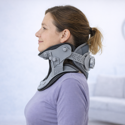 dutchposture neck stretch device for neck pain, what does really help, herniated neck disc. neck pain solutions dutch posture  NL