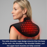 Feel the tension melt away between your shoulder blades.
Deep infrared warmth targets stiff muscles