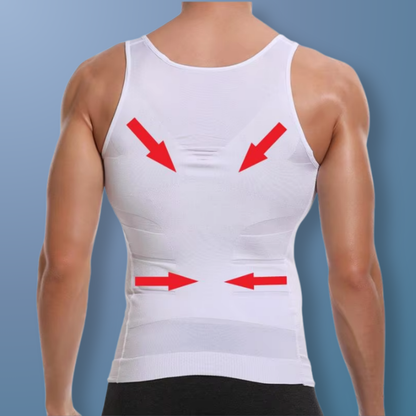 PerfectPosture - Korjaava Aluspaita - Hoikka ja Suora Ryhti - Miehet