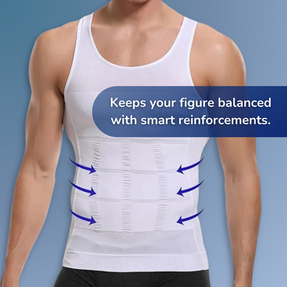 PerfectPosture - Korjaava Aluspaita - Hoikka ja Suora Ryhti - Miehet