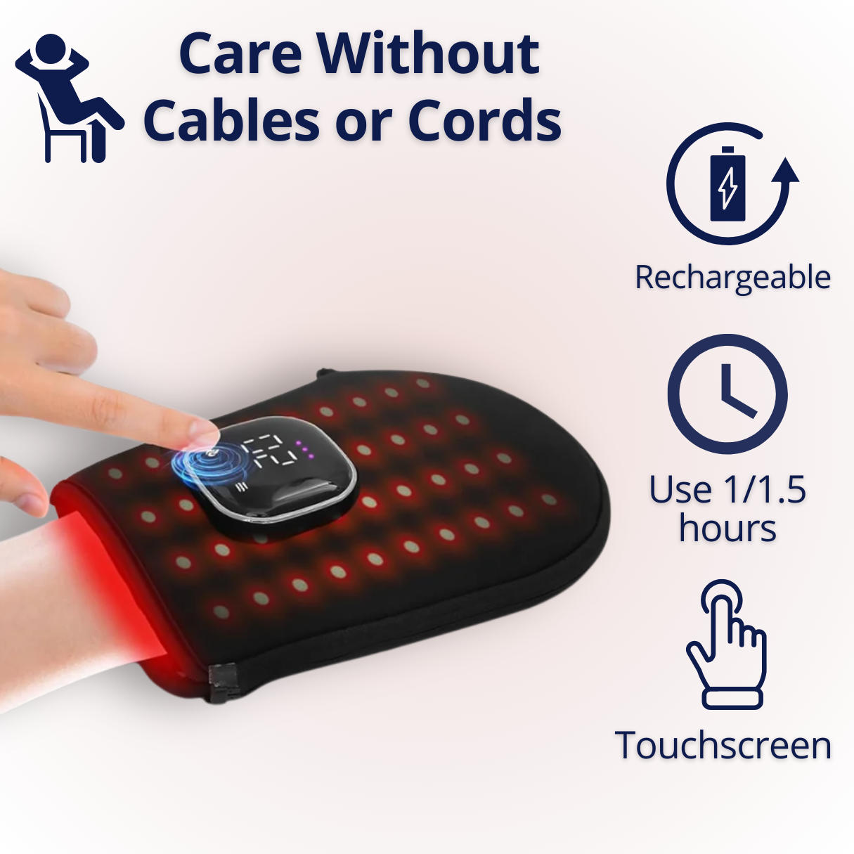  InfraHeat Therapeutic Gloves – Targeted Heat for Hand Pain
 Infrared Warmth Gloves – Fast Relief for Aching Hands