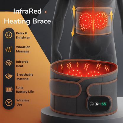 Infrarot-Heizbandage – Unterer Rücken – Heizung &amp; Massage