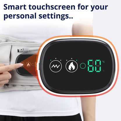 Smart decompression belt with infrared heating and massage that supports recovery, relaxation, and everyday back stability.