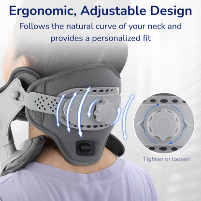 Neck Stretch with Heating
Controlled stretching gives your cervical vertebrae more space and relieves pressure on painful nerves. DP