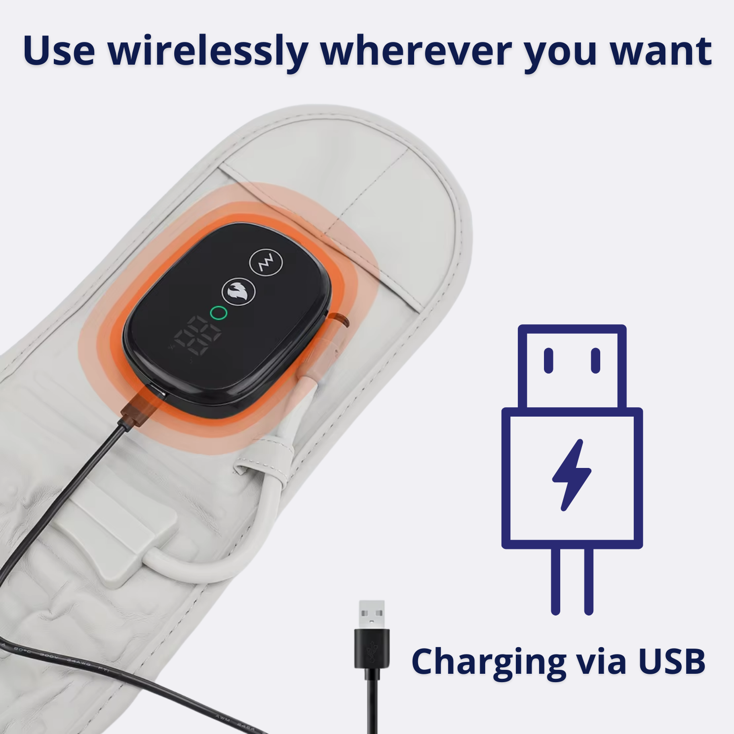 Air traction back brace with built-in infrared therapy and massage to help relieve daily lower back discomfort.