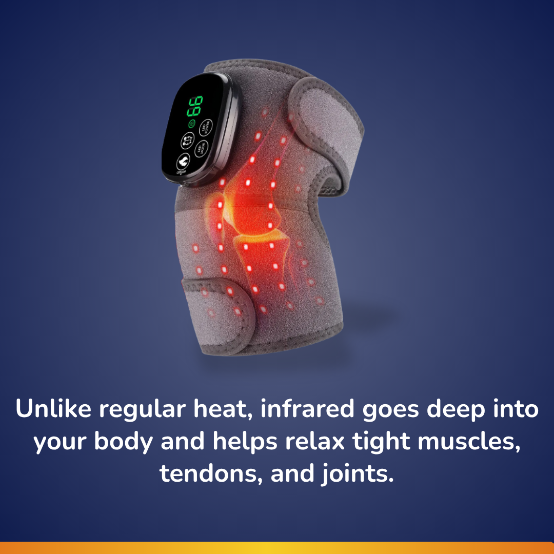 InfraRed Heating Brace - Knee - InfraRed & Massage