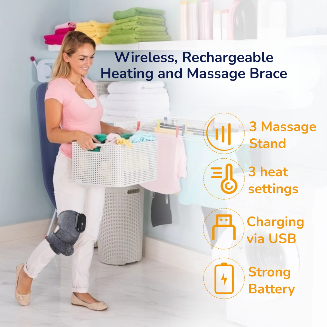 InfraRed Heating Brace - Knee - InfraRed & Massage
