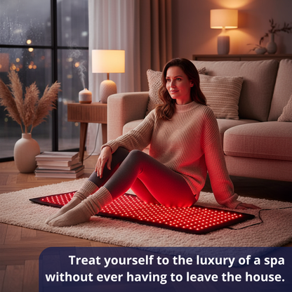 Full body infrared therapy mat from DutchPosture. Deep heat support for relaxation, recovery and daily comfort with infrared warmth. DP