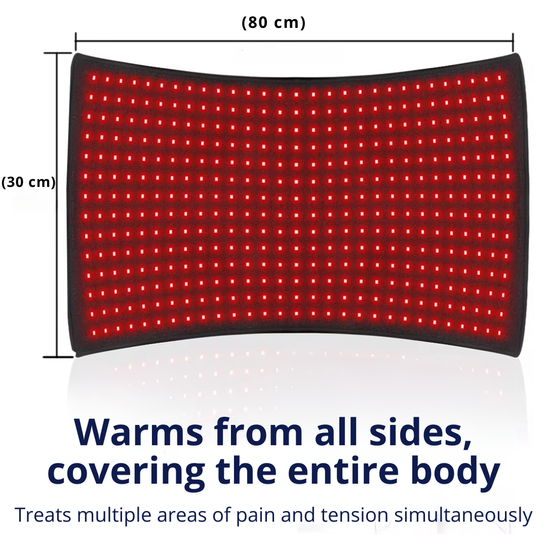 DutchPosture infrared heat mat for full body relaxation and recovery. Far infrared therapy mat for muscle tension and everyday comfort. DP
