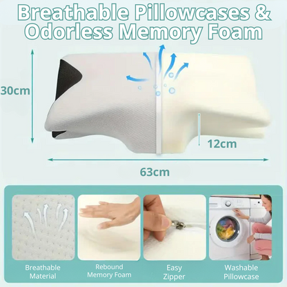 2-in-1 Neck Pillow – Double-Sided Comfort