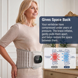 Lower Back Decompression Belt + InfraRed Heating & Massage
